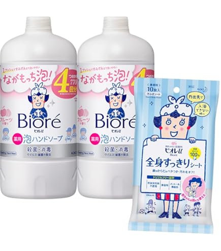 Amazon.co.jp: ビオレu 泡ハンドソープフルーツつめかえ 800ML
